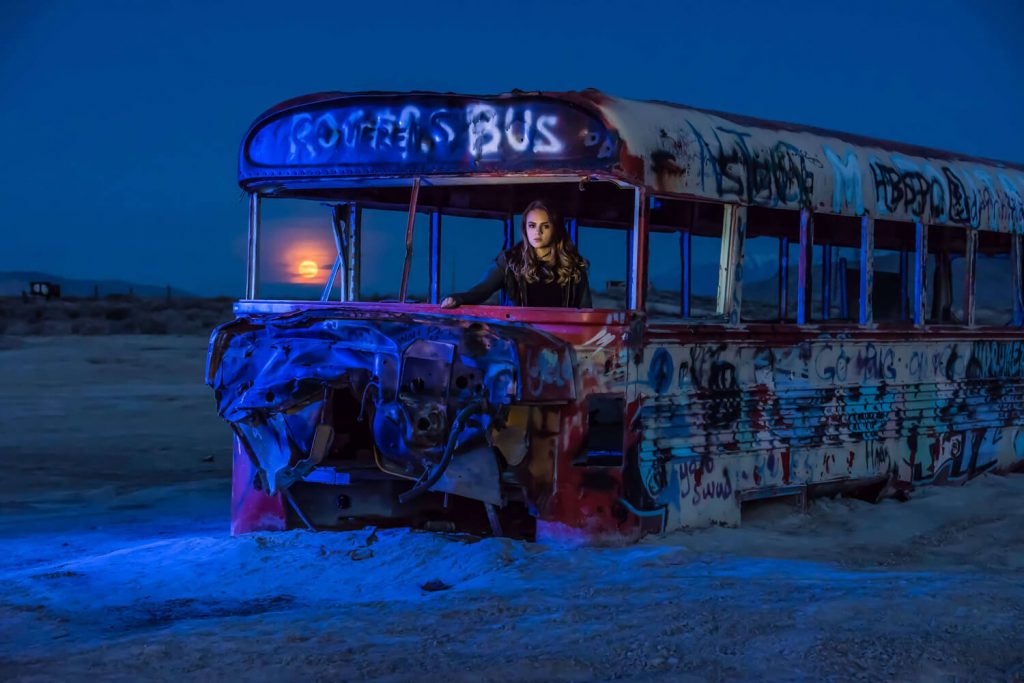 Moonrise at Magic Bus